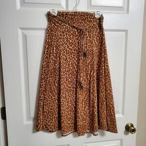 Woman's animal print skirt Length 30 size S